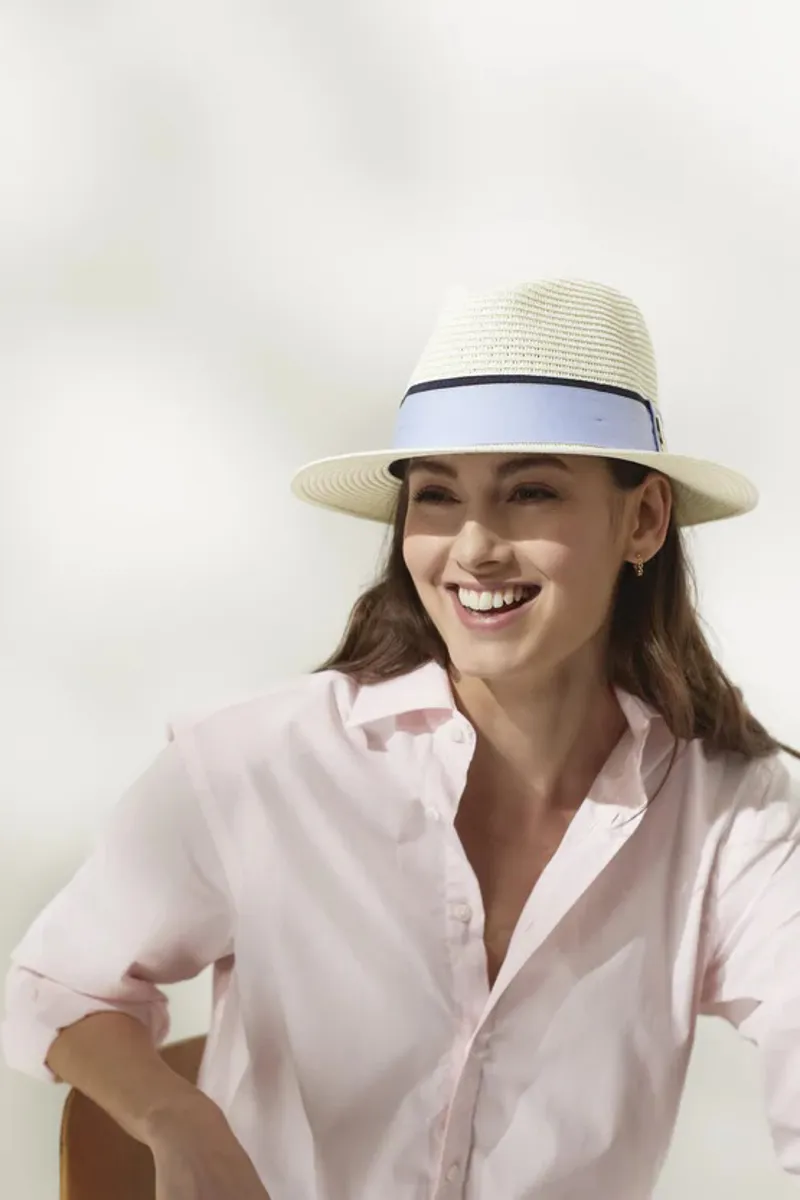 Hicks and Brown Orford Fedora Cornflower Blue-2